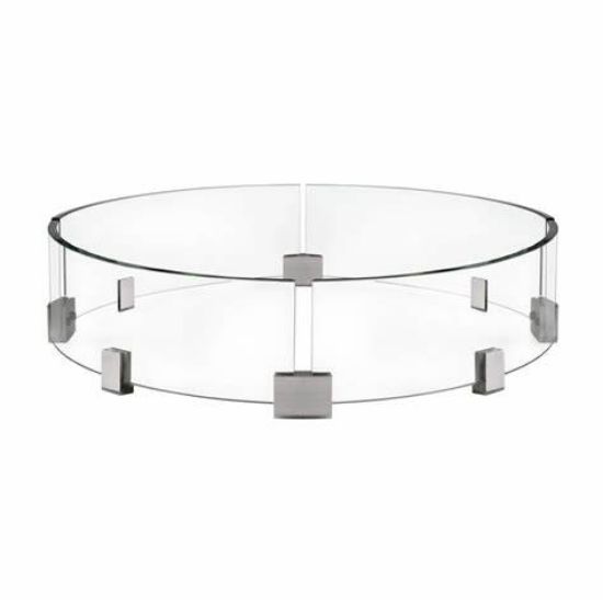 Picture of Offered by The Grills Shop Store - Victoria Round Patio Flame Table Windscreen | Napoleon
