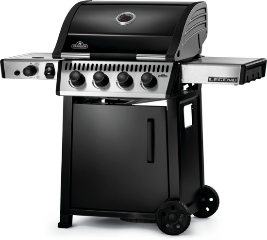 Picture of Legend 425 Propane Gas Grill with Range Side Burner, Stainless Steel