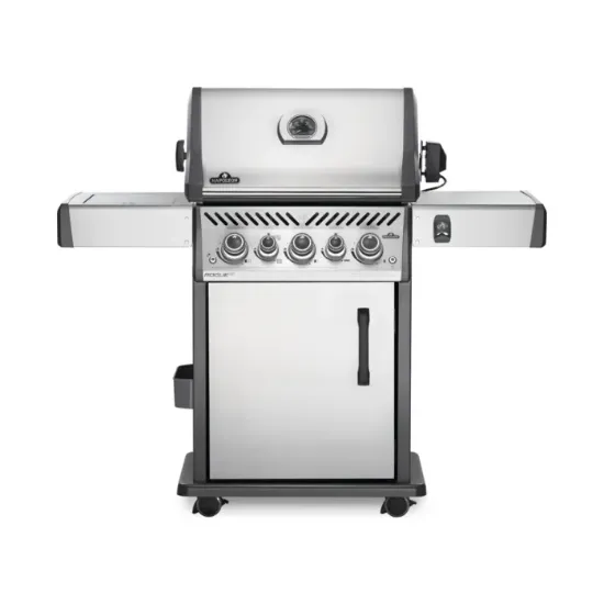 Picture of Offered by The Grills Shop Store - Rogue® SE 425 Propane Gas Grill with Infrared Rear and Side Burners, Stainless Steel | Napoleon