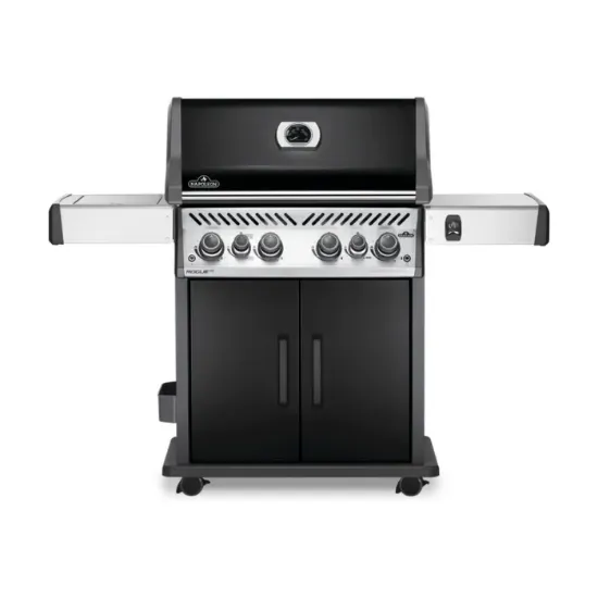 Picture of Offered by The Grills Shop Store - Rogue® SE 525 Propane Gas Grill with Infrared Rear and Side Burners, Black | Napoleon