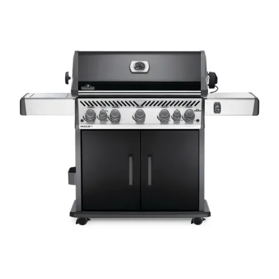 Picture of Rogue® SE 625 Propane Gas Grill with Infrared Rear and Side Burners, Black