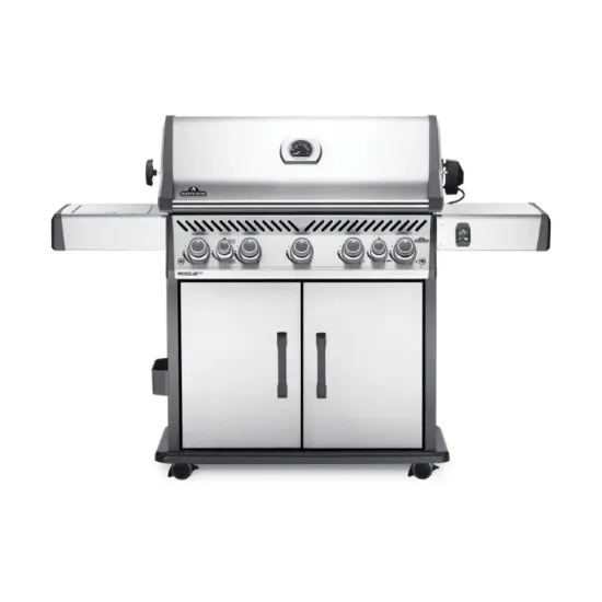 Picture of Offered by The Grills Shop Store - Rogue® SE 625 Propane Gas Grill with Infrared Rear and Side Burners, Stainless Steel | Napoleon