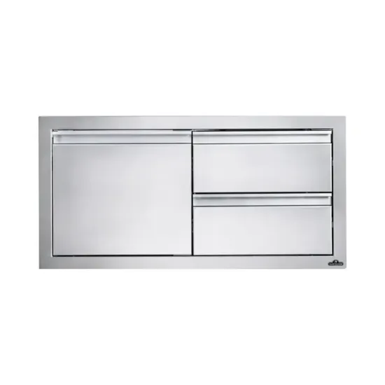 Picture of Offered by The Grills Shop Store - 36" X 16" Single Door & Double Drawer Combo | Napoleon