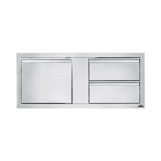 Picture of Offered by The Grills Shop Store - 42" X 16" Single Door & Double Drawer Combo | Napoleon