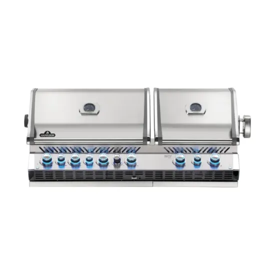 Picture of Built-in Prestige PRO™ 825 Propane Gas Grill Head with Infrared Bottom and Rear Burner, SS