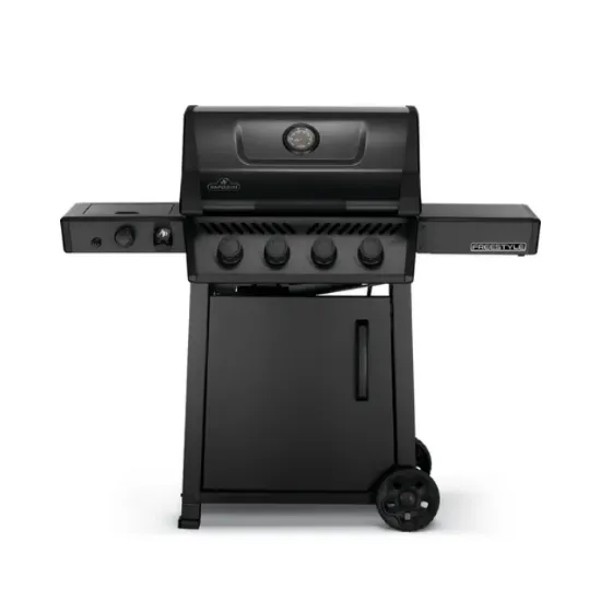Picture of Freestyle 425 Propane Gas Gril with Infrared Side Burner & Front Door , Graphite